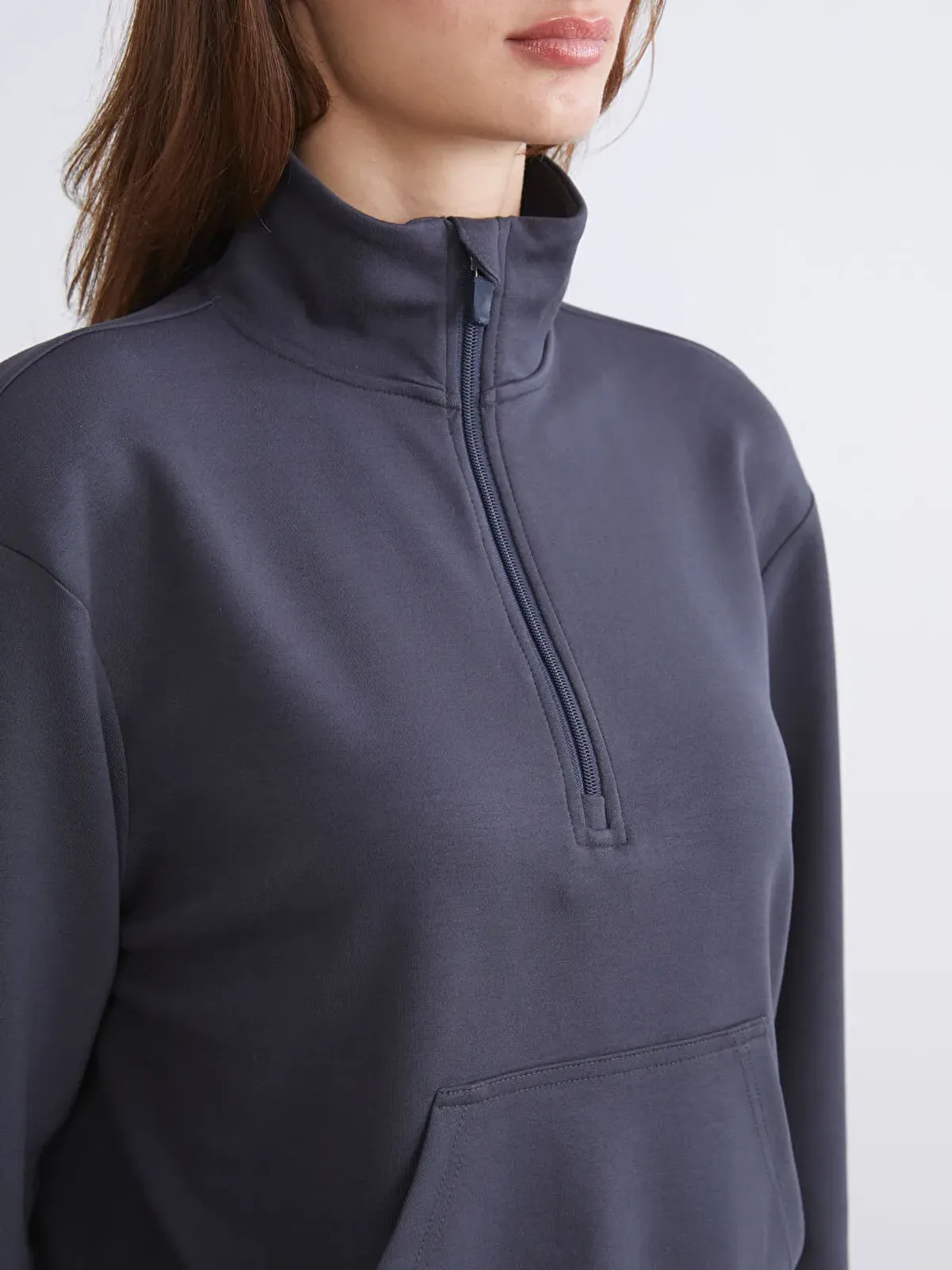Dik Ýaka Gyz-gelin Sweatshirt - 29139732 — surat 3/4