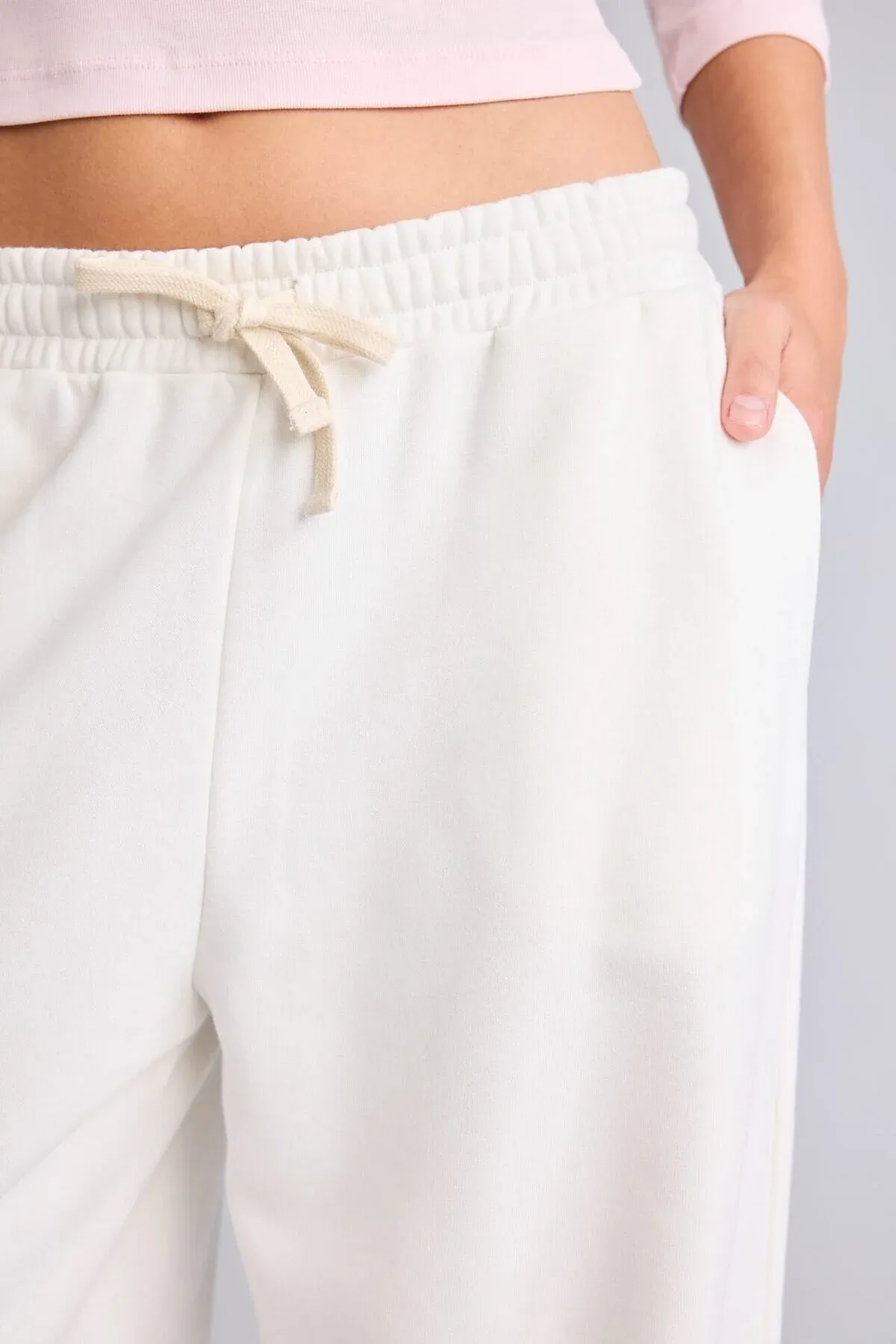 Loose Fit beli bagjykly gonjy rezinli galyň mata sport balagy I6399AX26AU - 36692335 — surat 4/7