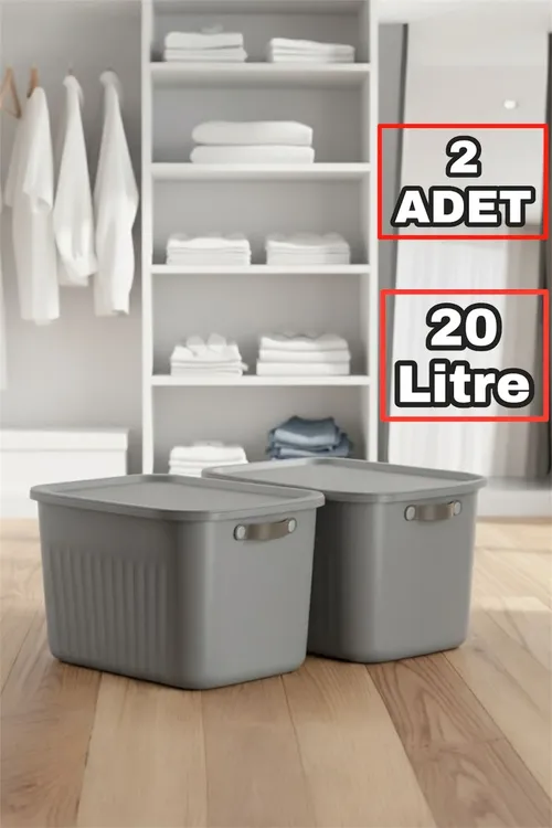 2 sany çal 20 l Boxsis toplumy mega ölçegli köp maksatly gapakly guty, şkaf tertipleýjisi - hobi gutusy - 33488538
