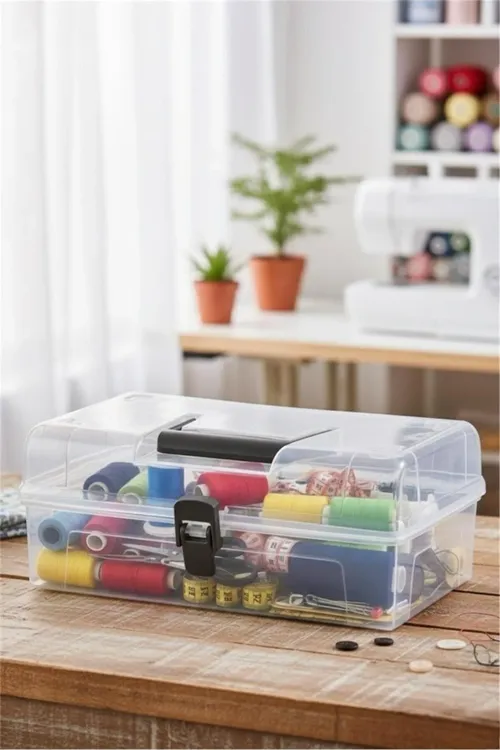 Hold 3001 köp maksatly plastik guty, tikin, hobi, makiaž we şaý-sep tertipleýjisi — saklaw gutusy - 33249100