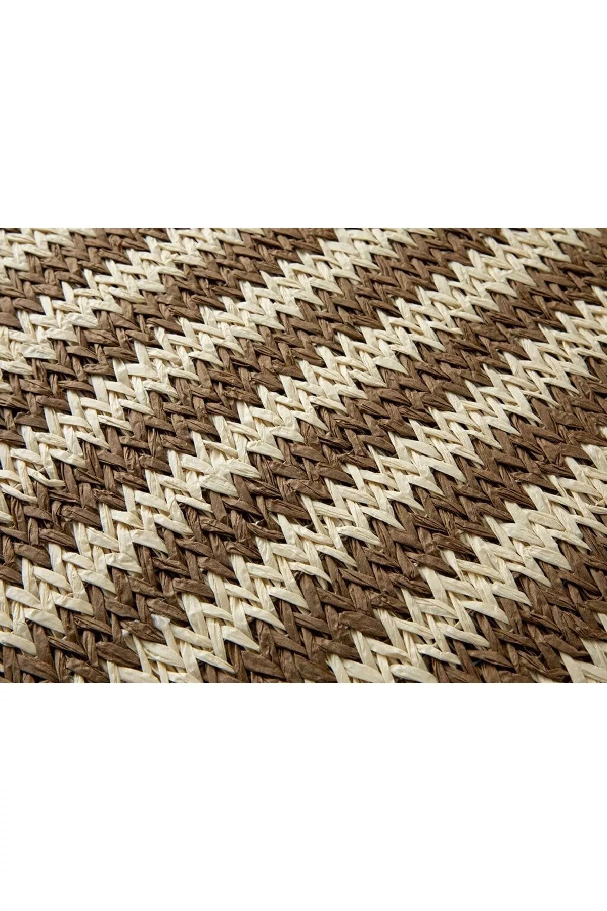 Braiding Saçak üçin kagyz salfetkalar toplumy 2 sany 30x47 sm goňur - 15028333 — surat 3/3