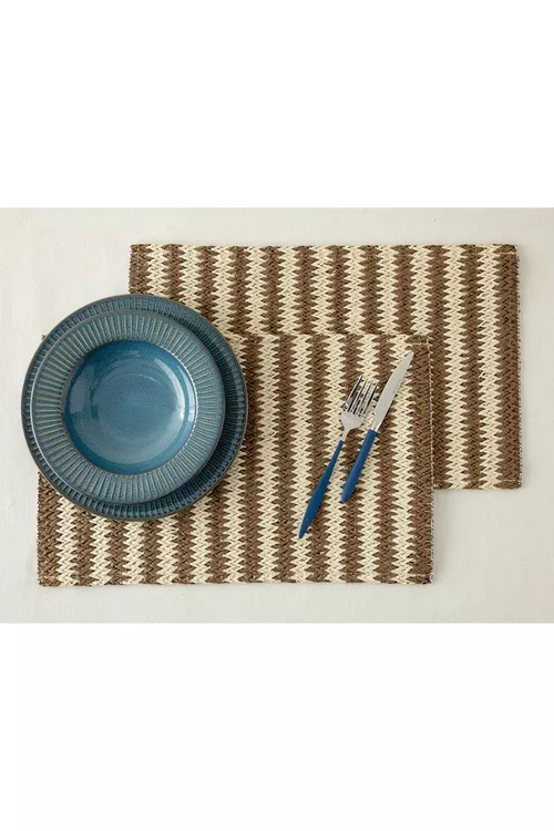 Braiding Saçak üçin kagyz salfetkalar toplumy 2 sany 30x47 sm goňur - 15028333