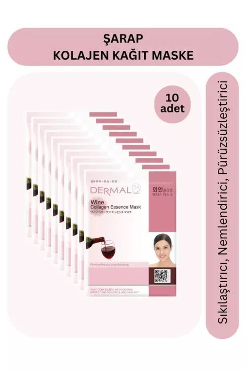 Sıkılaştırıcı, Nemlendirici We Pürüzsüzleştirici Özlü Kolajen Maske X10 Sany - 23335395