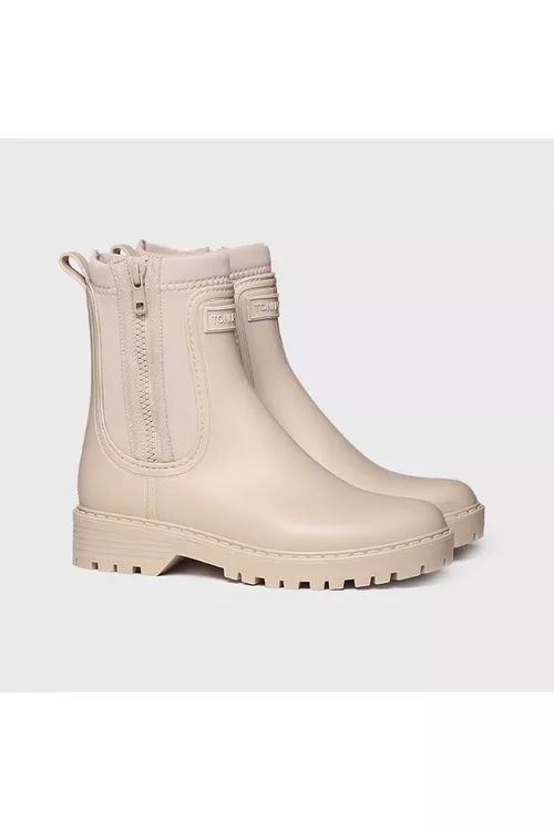 Zenanlar üçin gysga rezin ädikler Clais Water Beige, sarymtyl - 24975136