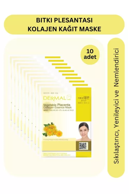 Ösümlik plasentasy bolan kollagen maskasy, 10 sany - 23335404