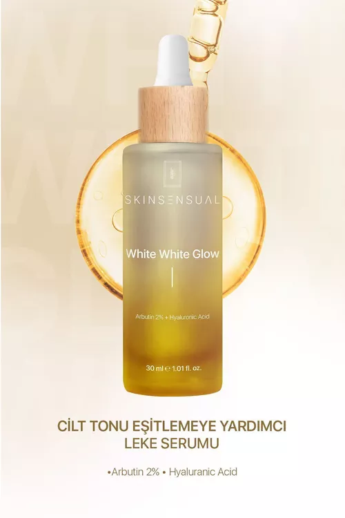 Arbutin we gialuron turşusy bolan White Glow tegmille garşy syworotka - 21782721