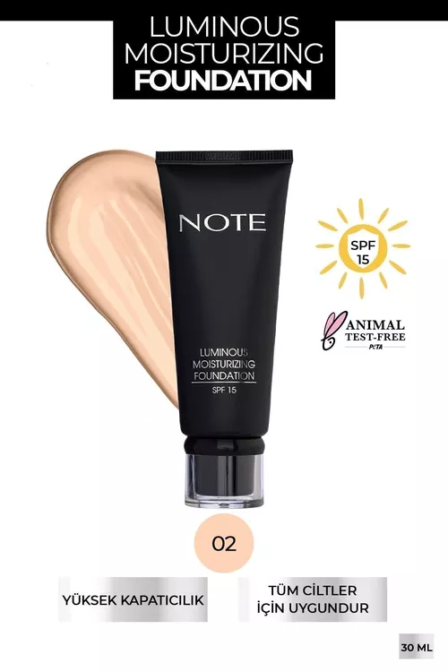 Luminous Moisturizing 02 Natural Beige çyglandyryjy tonal kremi - 20850716