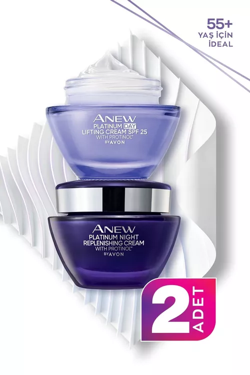 Anew Platinum Toplum: gündizki krem SPF 25 + gijeki krem 50 ml - 5026924