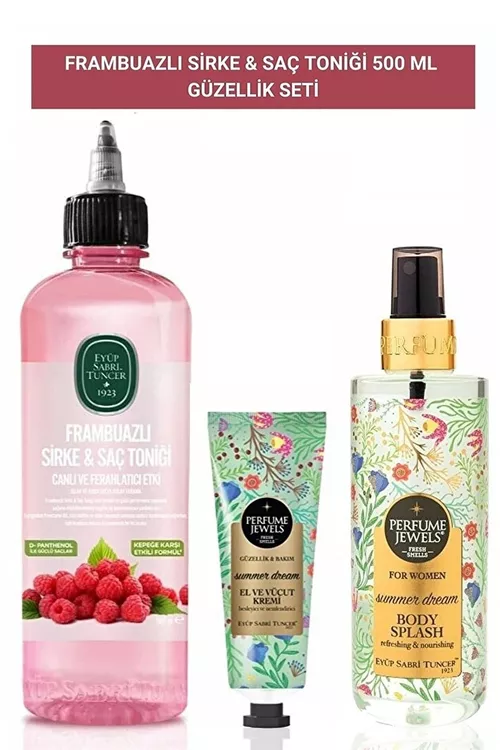 Frambuazlı Sirke& Saç Toniği 500 Ml Güzellik Seti - 23048942