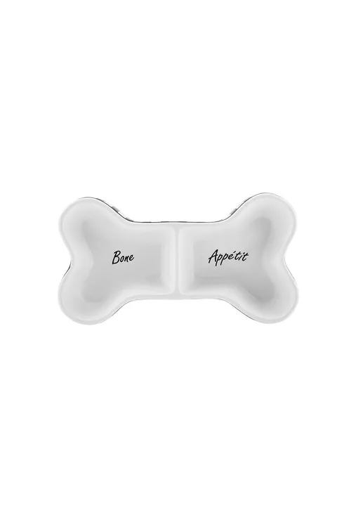 Bone Appetit pişikler we itler üçin bölümli tabak - 17683078