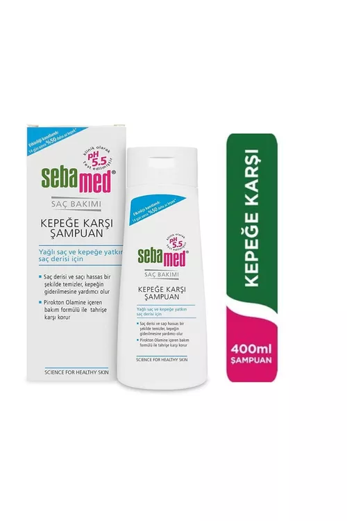 Ýagly kelle derisi üçin goňaga garşy şampun 400 ml - 15529460