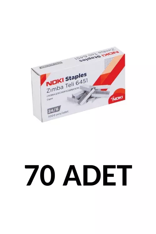 70 sany. Stepler sarymlary №24/6 (Cu) 1000 sany - 18705725