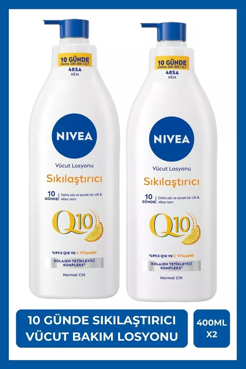 Deri çeýeligi üçin Q10 + Witamin C losýony, 2 sany 400 ml - 9289258