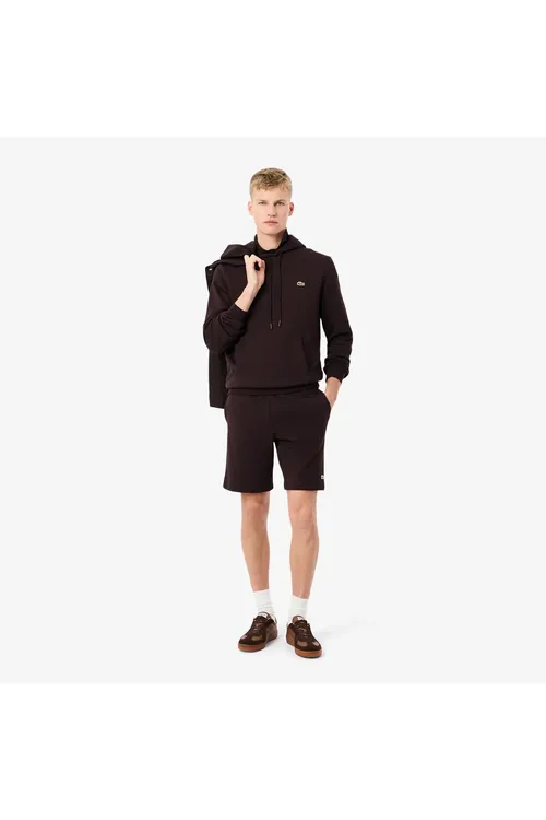 Erkekler üçin Regular Fit goýy goňur şort - 35979830