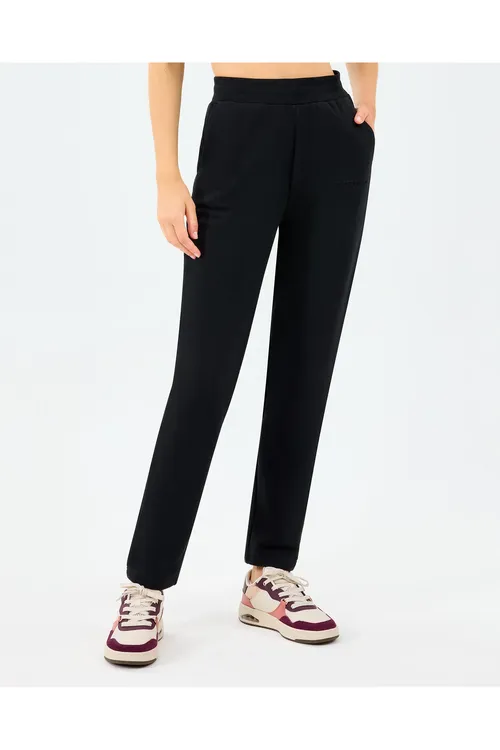 W Essential Slim Sweatpant aýallar gara eşofman aşagy S2520289-3817 - 35957743