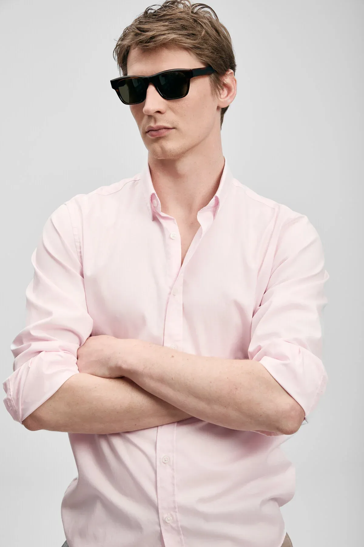 Daniel erkek basic köýnek regular fit pembe - 36001258 — surat 5/6
