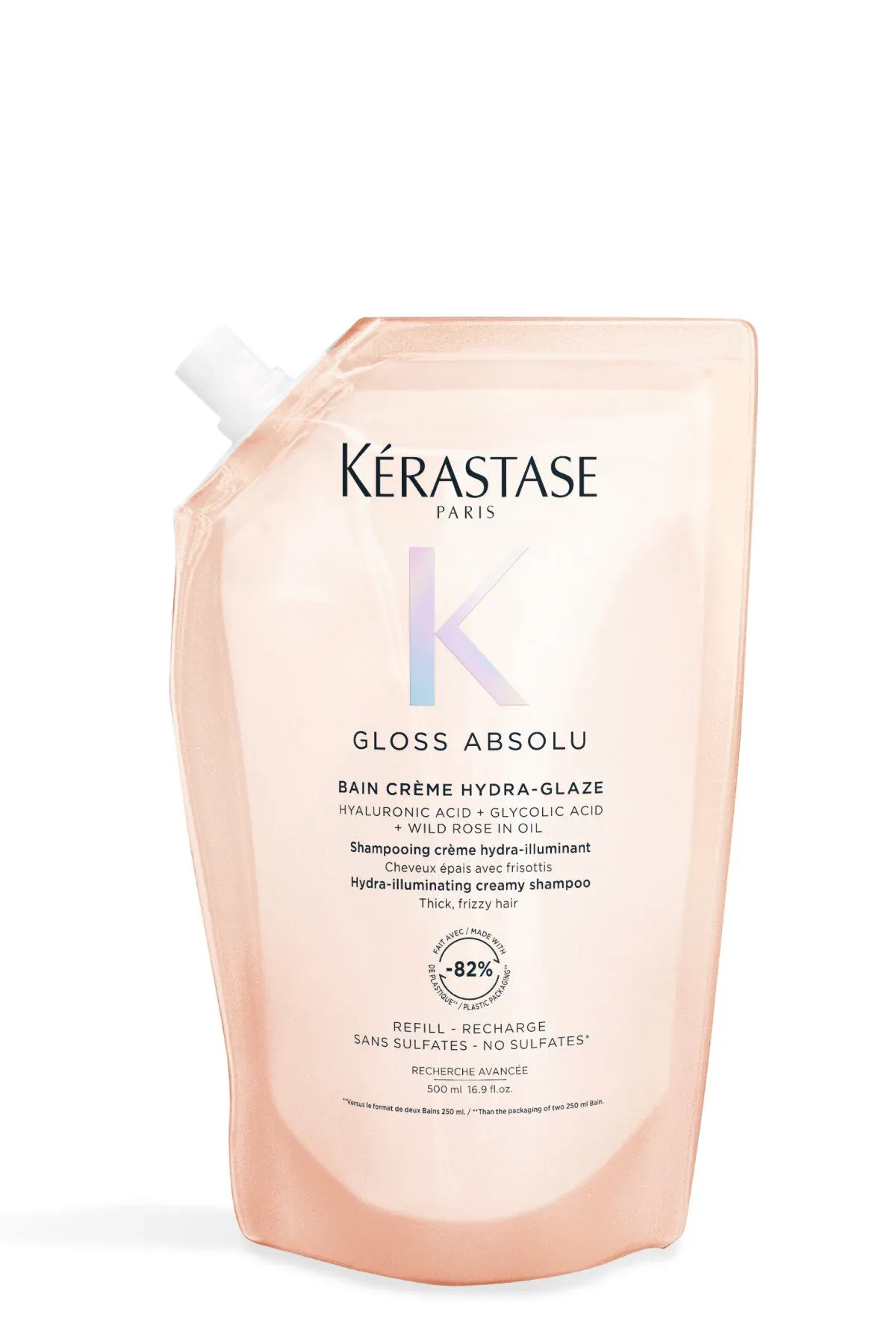 Gloss Absolu elektriklenmäge meýilli saçlar üçin ýalpyldawuklyk beriji şampun 500ml - 35965647 — surat 2/5