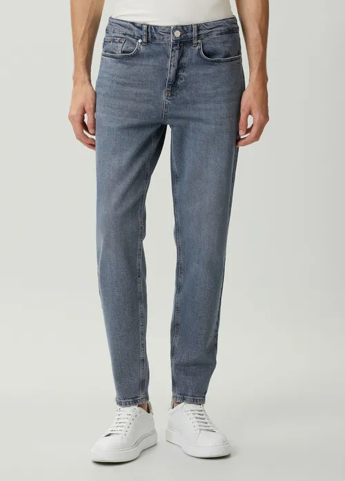 Açyk gök reňkli Tapered Fit jinsy balagy - 36503741