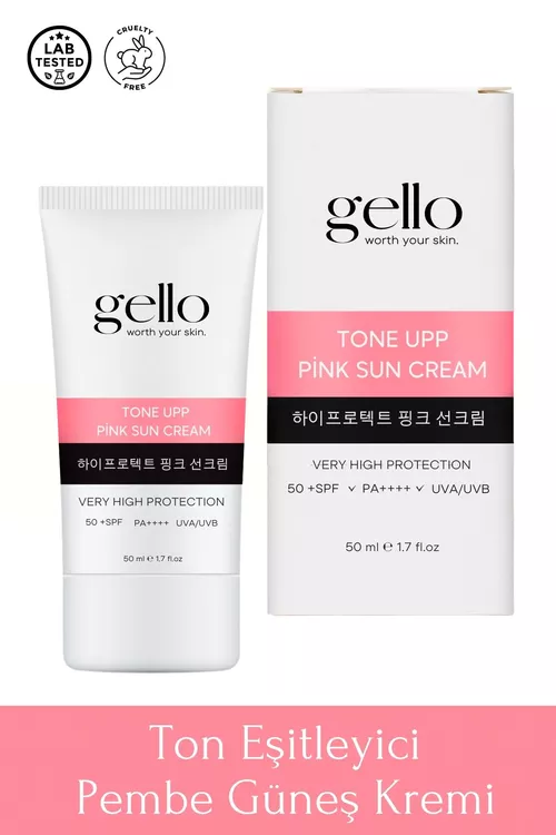 Reňk deňleýji ýokary goragly bägül reňkli ýüz üçin gün kremi 50 SPF - 21805896