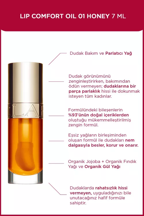Lip Comfort Oil 01 dodak üçin ideg ýagy, 7 ml - 22483805