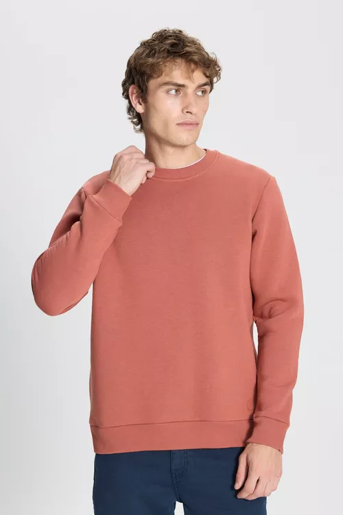 Erkekler üçin açyk goňur Standart Fit flisli switşot - 19644769