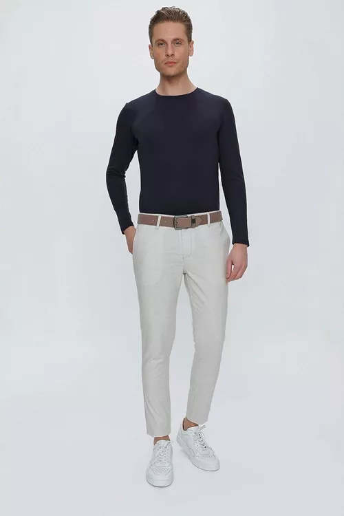 P 1111 Slim Fit gündelik balagy, çal reňkli - 17887744