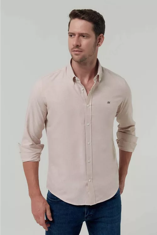 Marmar reňkli köýnek DS DAMAT (Slim Fit) - 5491088