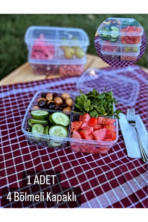 Iýmit, ertirlik we piknik üçin uly göçme berhiz saklaýjy gap, nahar gutusy - 19471073