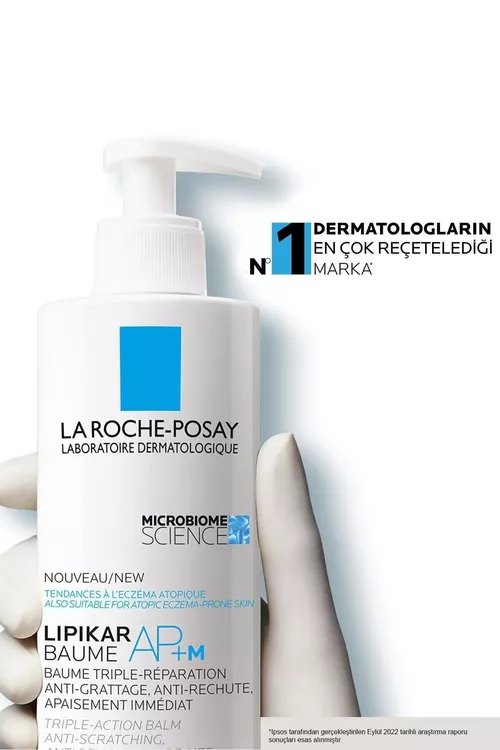 Ap + m Lipikar Baume balsam losýony 400ML, atopiýa ýykgyn deri üçin aýratyn - 19912491