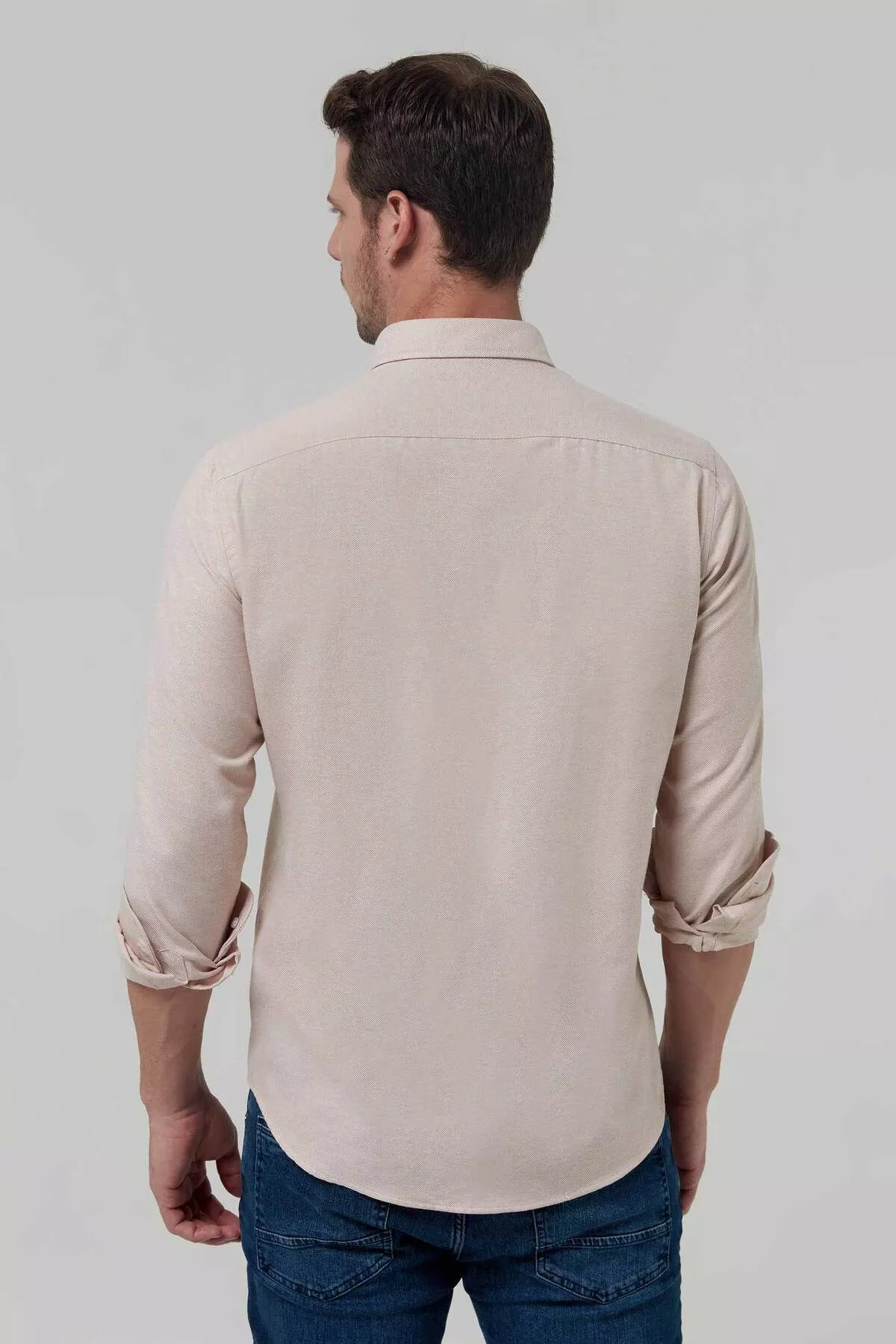 Marmar reňkli köýnek DS DAMAT (Slim Fit) - 5491088 — surat 4/4