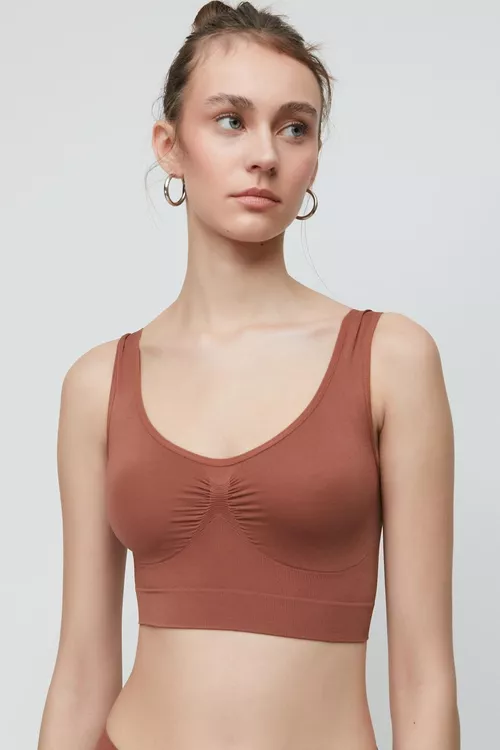 Giň bagjyklarda tikişsiz top C14005 goňur - 20033636