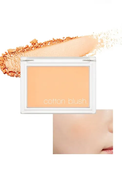 Ýumşak gurluşly we aňsat çalynýan ýaňak boýagy Cotton Blusher (Mandarine Ade) - 34171432