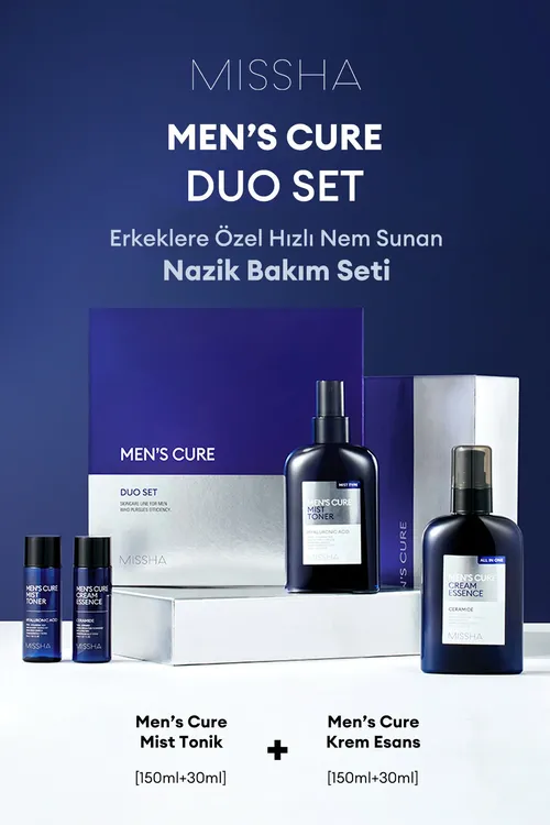 Erkekler üçin çalt çyglandyryjy we näzik ideg toplumy Mens Cure Duo Set - 34171194