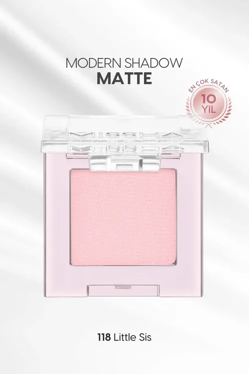 Ýumşak gurluşly, dökülmeýän mat ýekeje göz boýagy Modern Shadow Matte (118 Little Sis) - 34171336