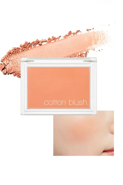 Ýumşak dokumaly aňsat çalnylýan ýaňak reňki Cotton Blusher (CARROT BUTTER CREAM) - 34171434