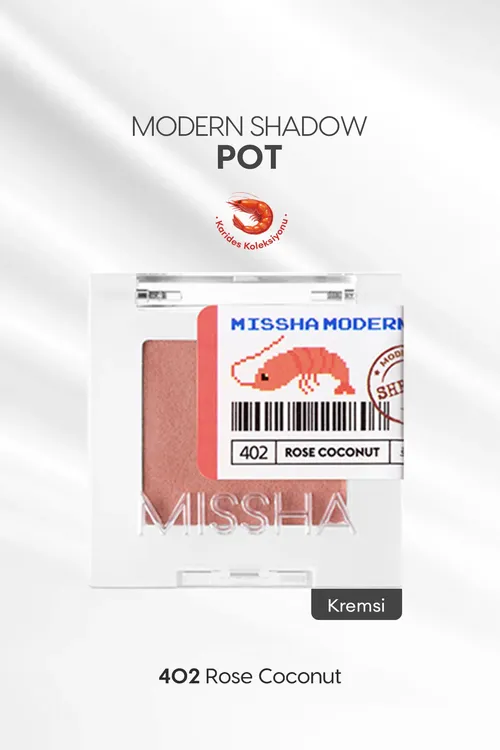 Mat kremli gurluşly ýekeje göz fary Modern Pot (402 Rose Coconut) - 34171251