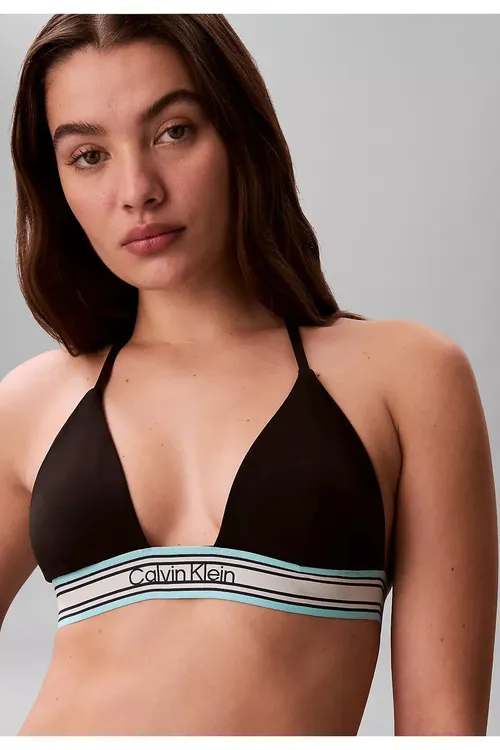 Aýallar üçin gara bikini ýokary bölegi - 36116712
