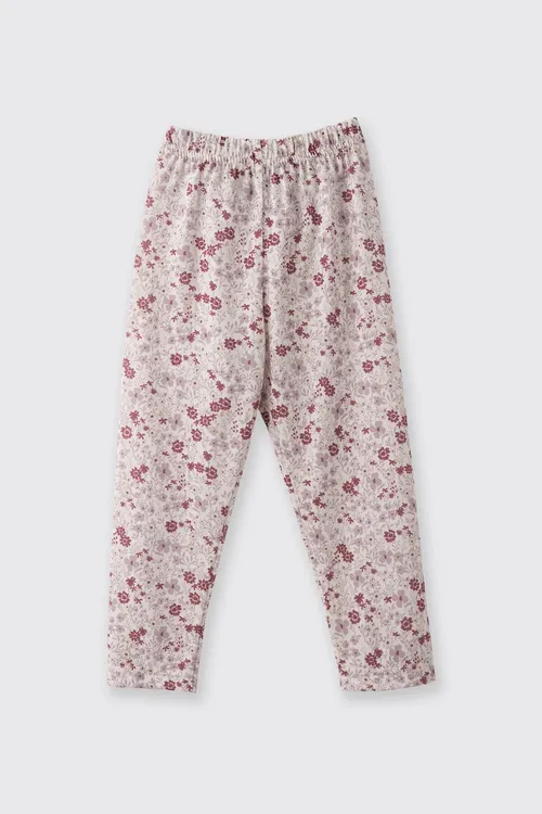 Gülli nagyşly ekrýu reňkli legins - 32934552