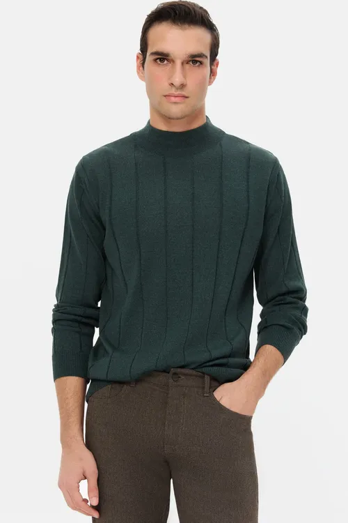 Ýaşyl Ds Damat Regular Fit jemperi - 32934970