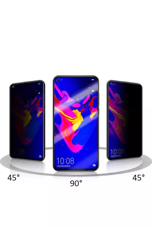 Oppo A76 üçin gara Davin 5D anti-şpion gorag aýnasy - 23533716 — surat 5/6