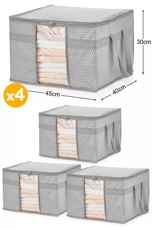 Switerler üçin aýnaly kofr 45x40x30 sm çal nokatly (4 sany) - 23073169