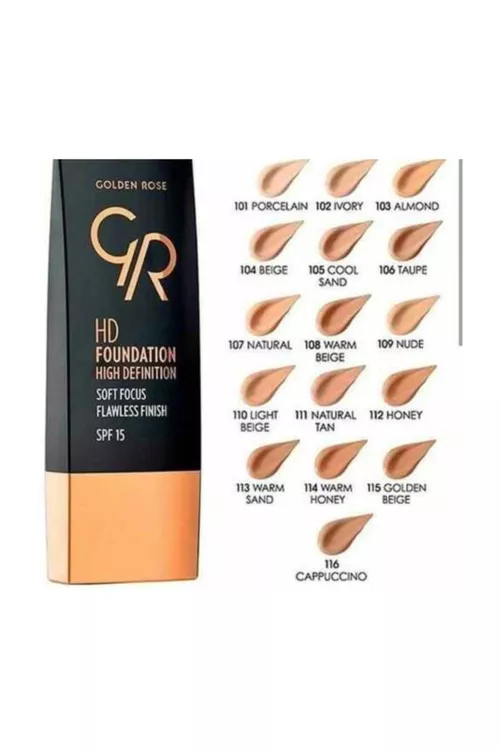 HD Foundation High Definition 109 Nude tonal kremi - 6072557