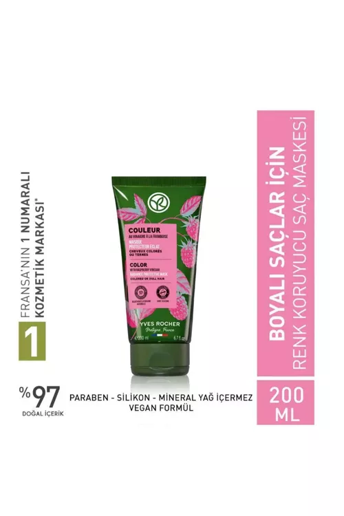 Mis we gyzyl saçlar üçin reňki goraýjy saç maskasy - boýalan saçlar 200 ml - 20856810
