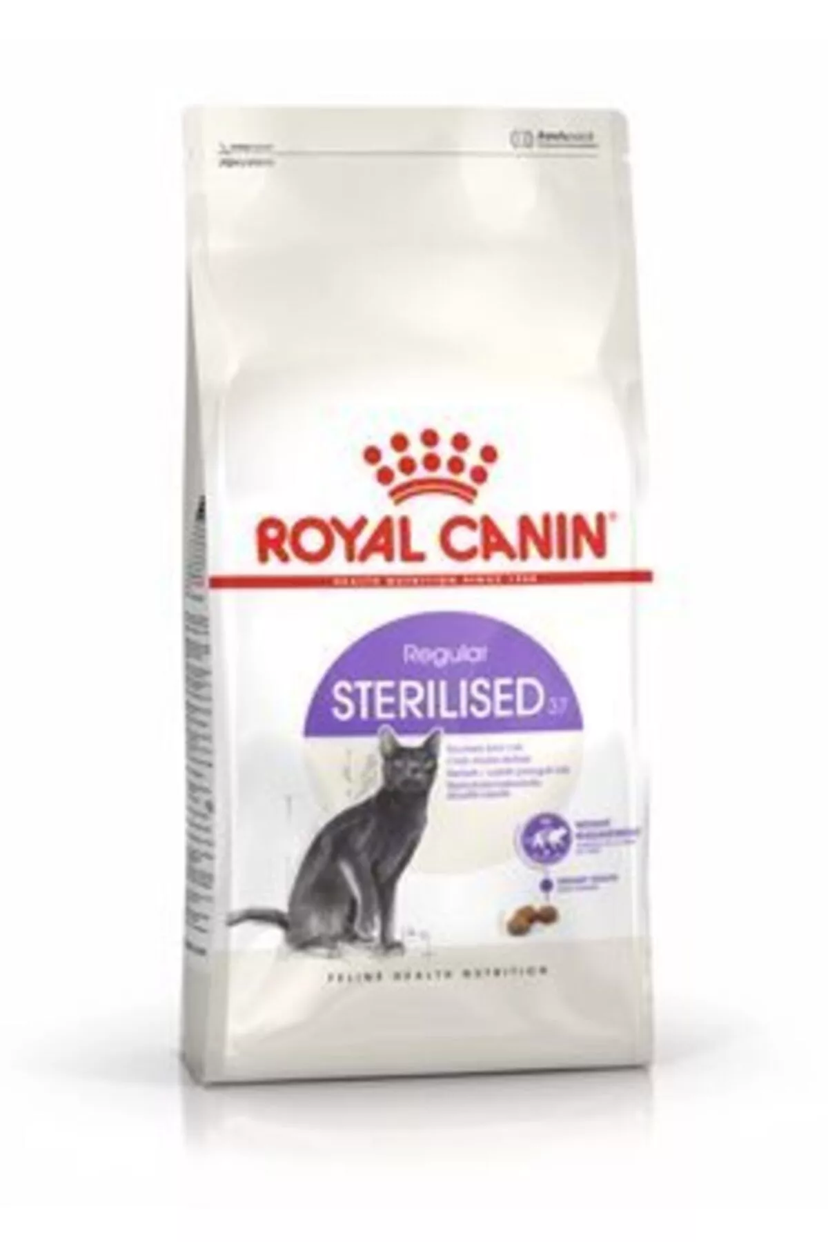 Arassalanan pişikler üçin gury Sterilised 37 iými (2 kg) - 10443653 — surat 1/1