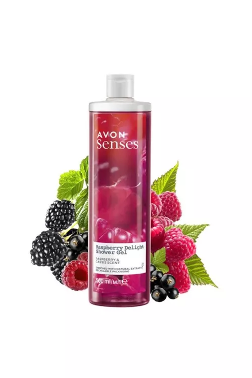Avon Senses Raspberry Delight duş geli 500 ml - 21334221