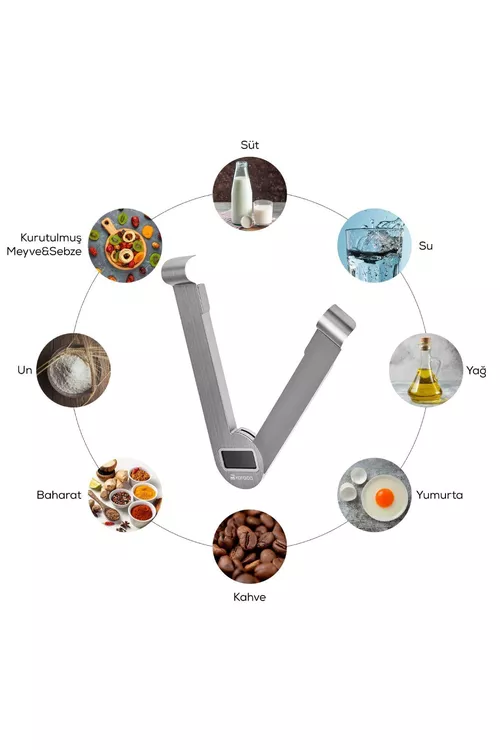 Displeýli Gastro Scale 1001 aşhana terezisi 5 kg - 26381770