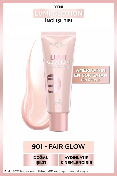 Ýalpyldy üçin flýuid Glotion All-In-One 901 Fair Glow - 23751077