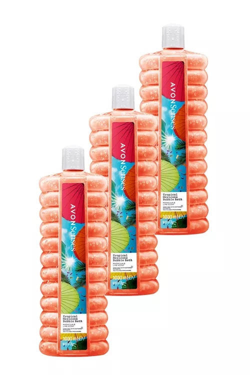 Tropical Mexicana Çarkıfelek We Limon Kokulu Banyo Köpüğü 1 Lt. Üçlü Komplekt - 24281993