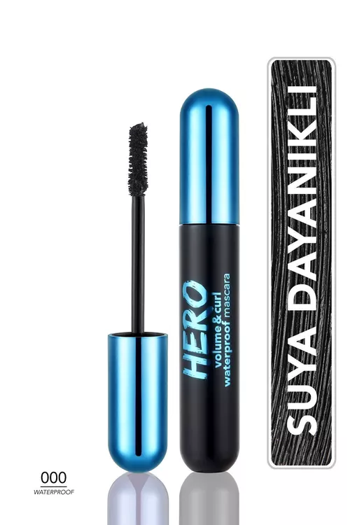 Suwa durnukly gaba görkezýän we towlaýan gara tüş Hero Volume & Curl - 23053036