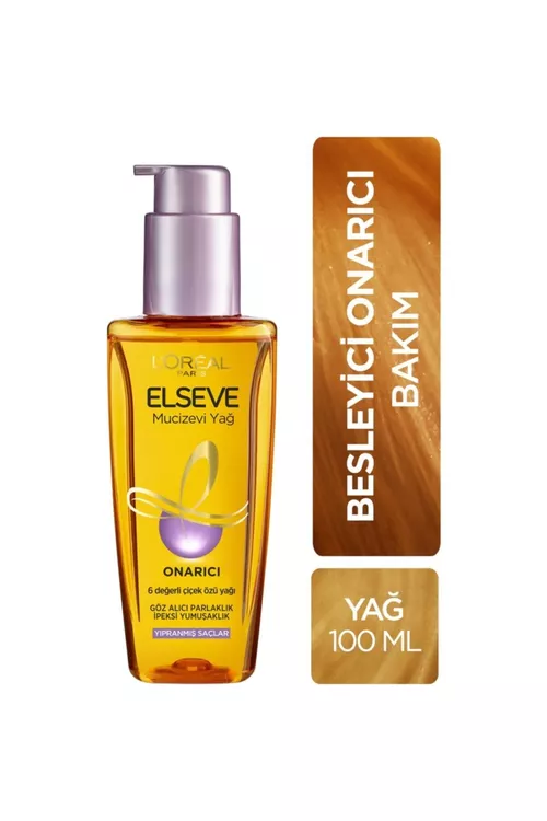 L'Oreal Paris Zeper ýeten saçlar üçin dikeldiş ýagy 100 ml - 14139076